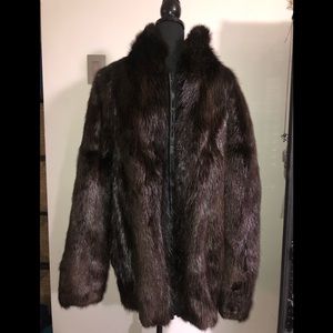 Genuine Beaver Fur Coat